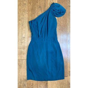 Woman’s off The Shoulder Turquoise Dress From The Limited Size 4